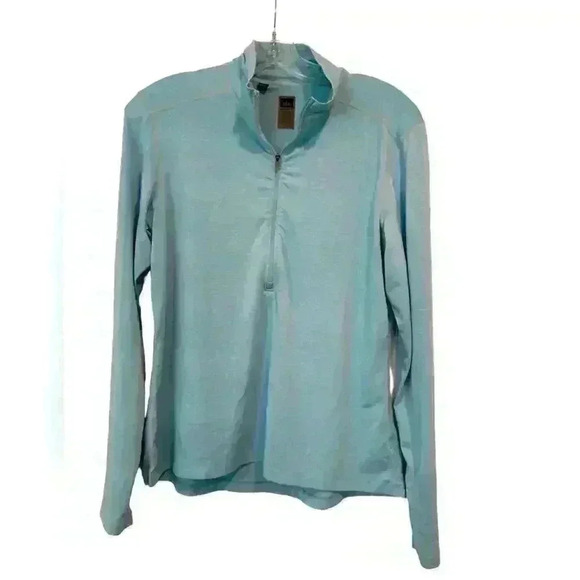 REI CO-OP TREKKIE 1/2 ZIP UPF 50 MOISTURE WICKING PULLOVER SIZE LARGE NWOT - Picture 1 of 10